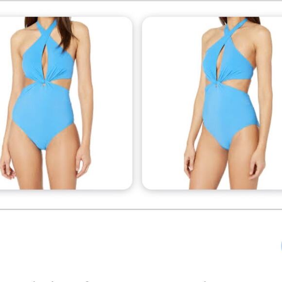 Kate spade Knotted Halter One Piece Swimsuit - Picture 6 of 8
